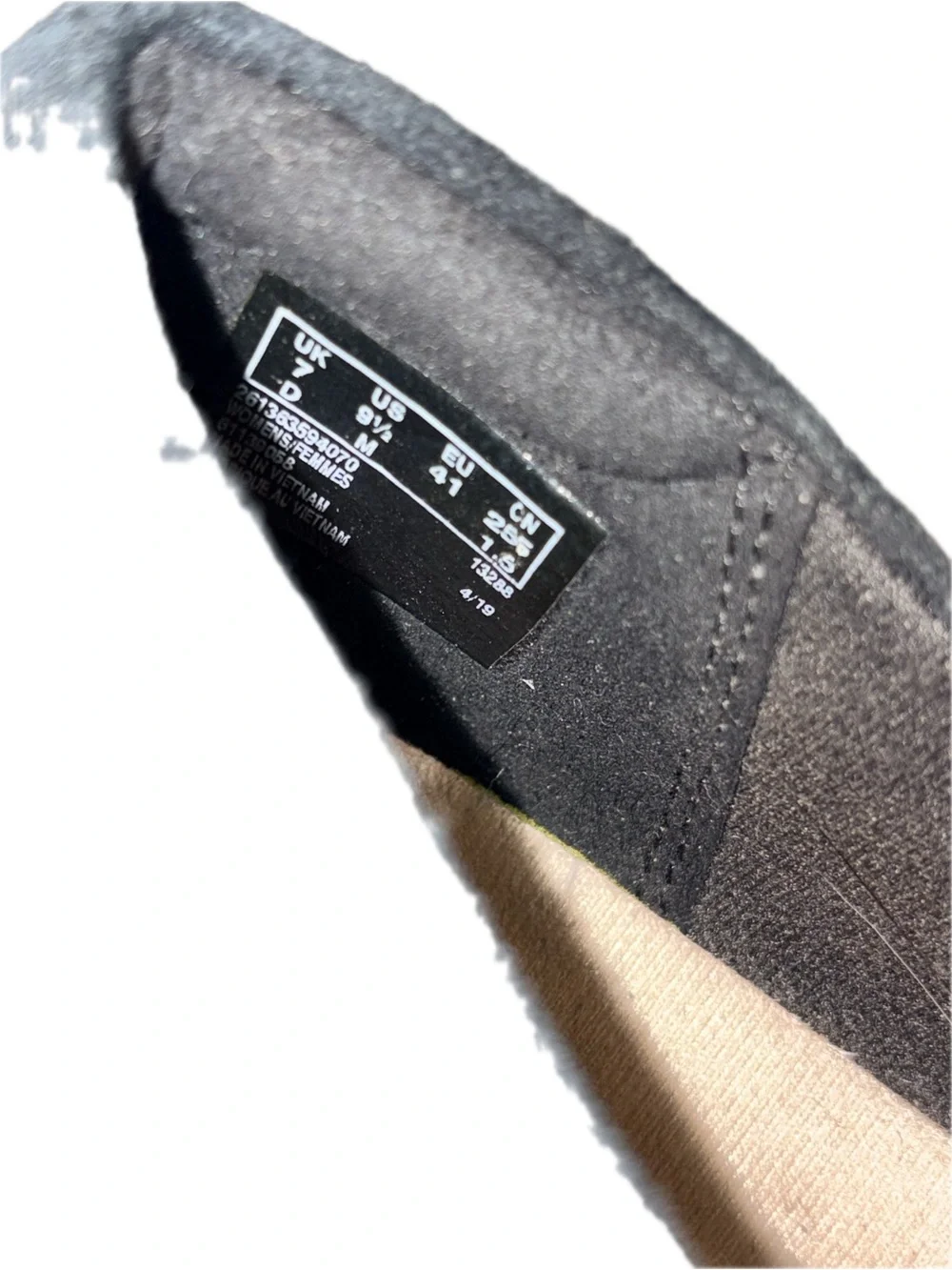 Clarks Sharon Dolly Black Suede Slip On Wedge Loafer